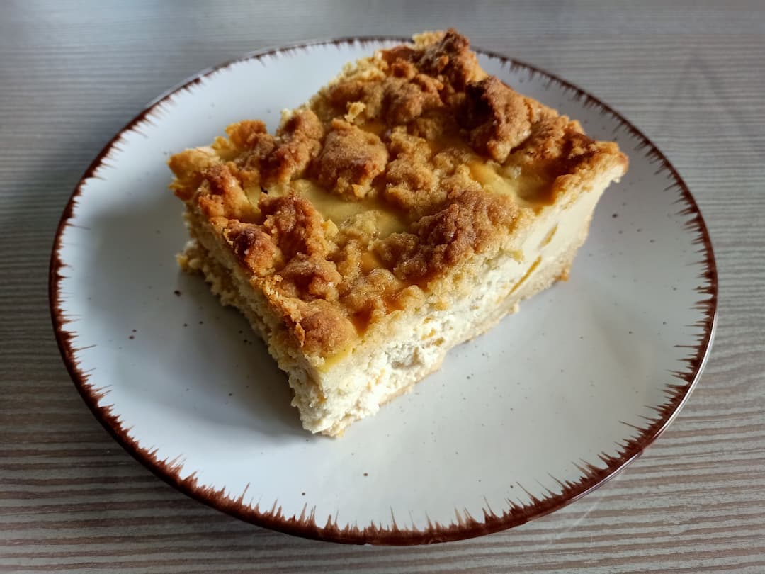 Käsekuchen mit Streuseln