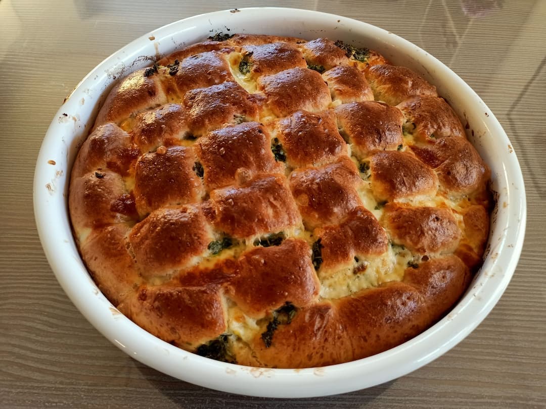 Kräuter Käse Fladenbrot
