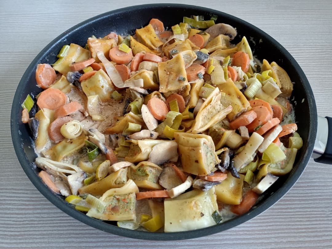 Maultaschen-Pfanne