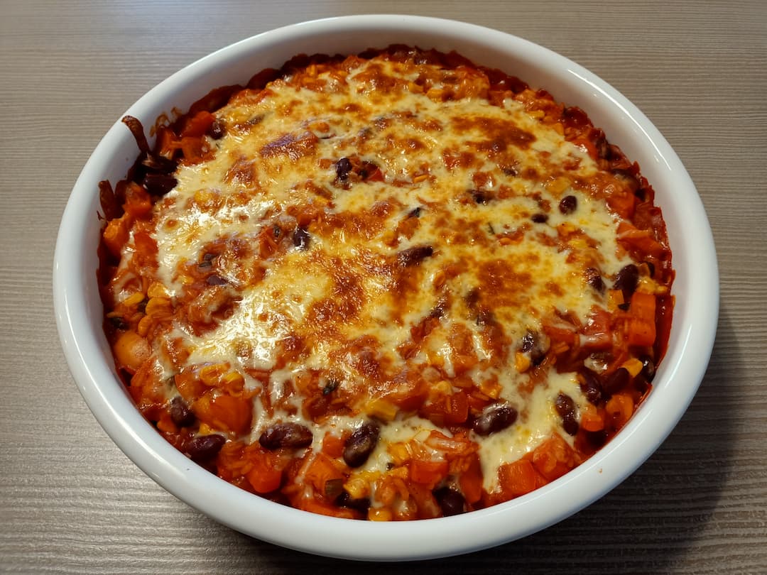 Überbackenes Chili