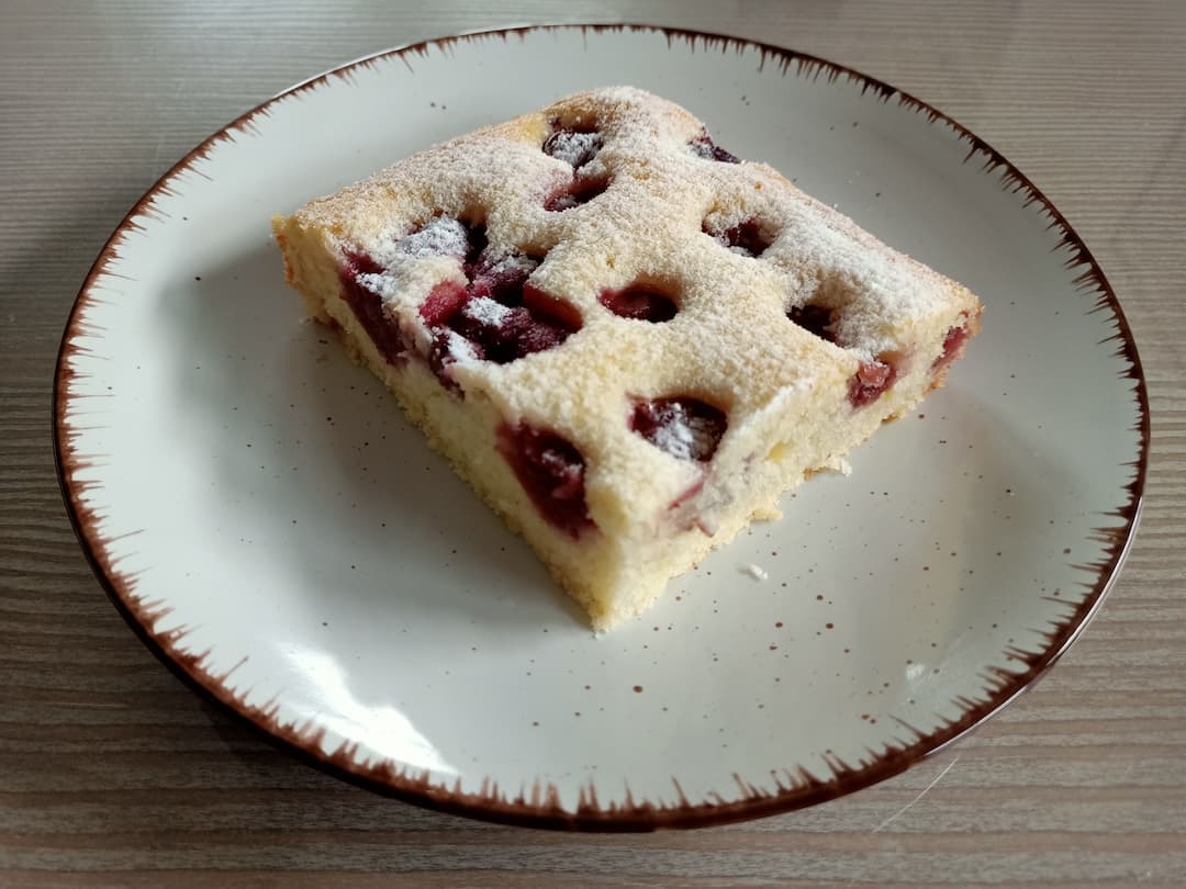 Versunkener Kirschkuchen